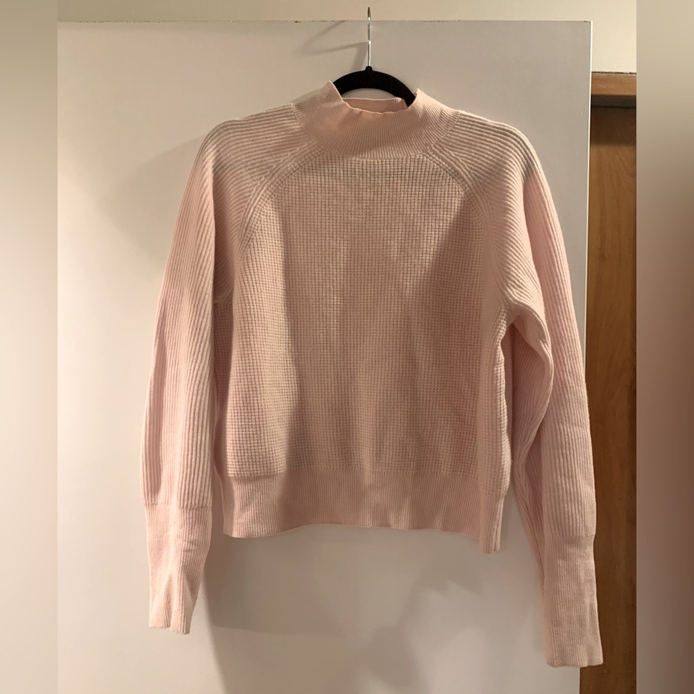 INTERMIX brand baby pink cashmere sweater!